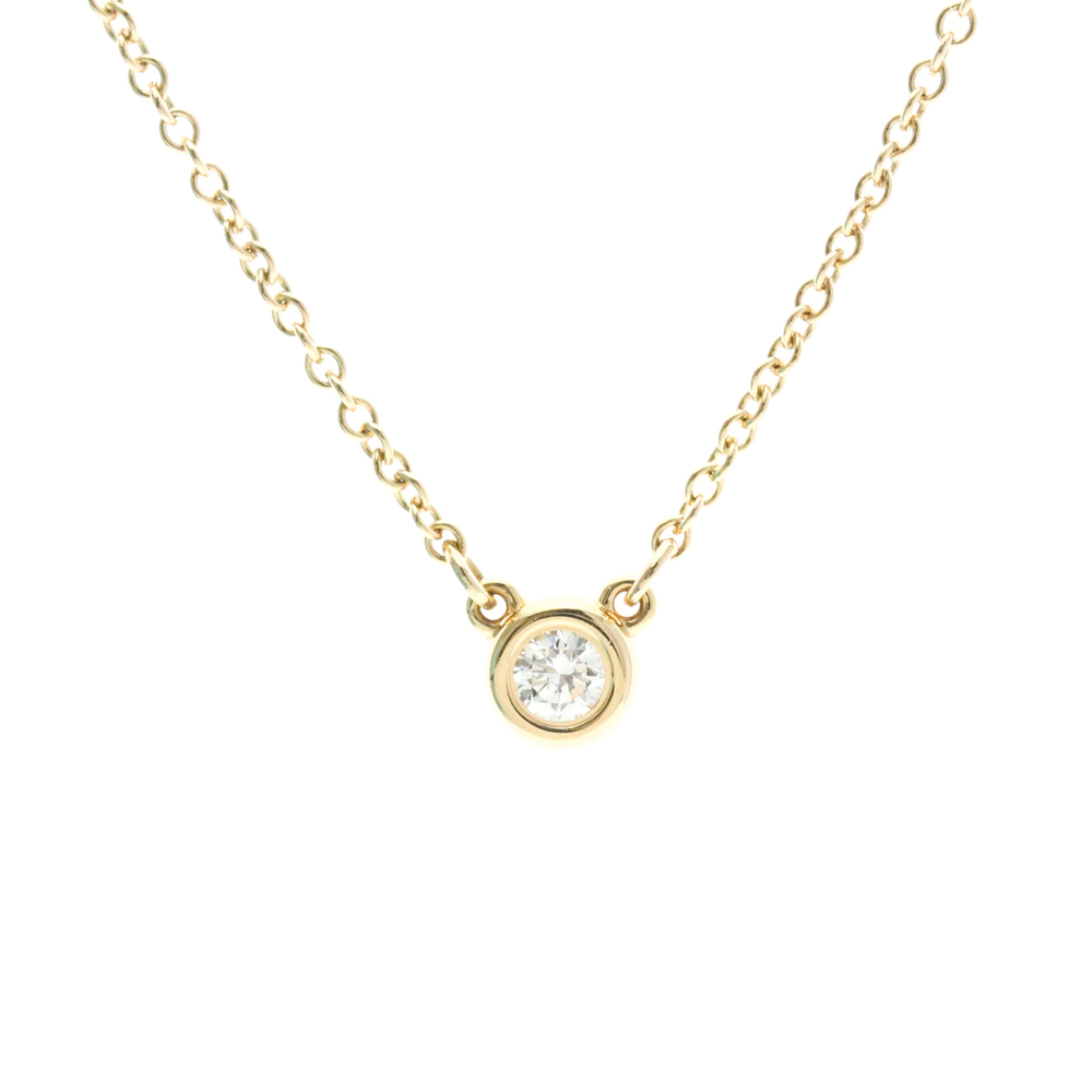 TIFFANY & CO. 18k Gold Diamond Necklace